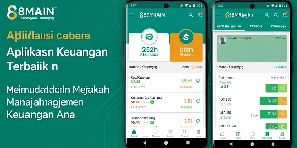 Tampilan antarmuka 88MAIN yang memudahkan pencatatan keuangan.