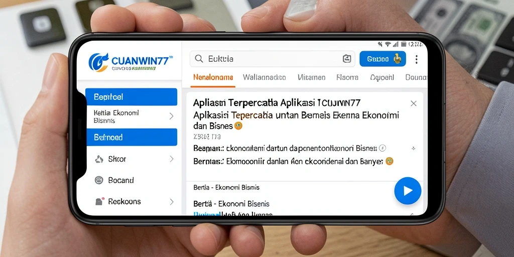 Tampilan antarmuka utama CUANWIN77 yang informatif dan mudah dinavigasi.