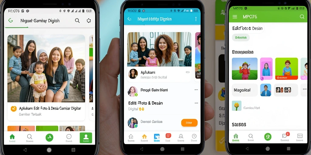 Antarmuka MPO76 yang sederhana dan fitur lengkap untuk Gambar Digital.