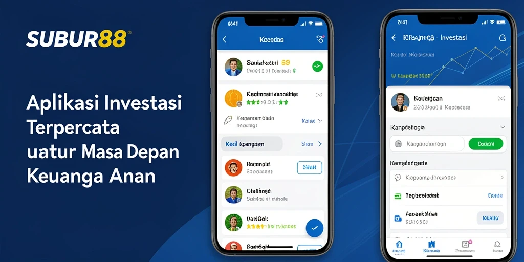 Screenshot antarmuka SUBUR88 yang menampilkan fungsi Investasi dengan jelas.